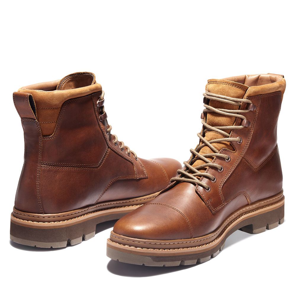 Botas de Nieve Timberland Argentina Hombre - Port Union Waterproof - Marrones - LVPAKG-832